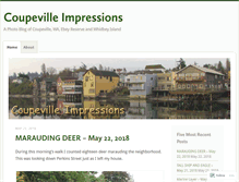 Tablet Screenshot of coupevilleimpressions.com